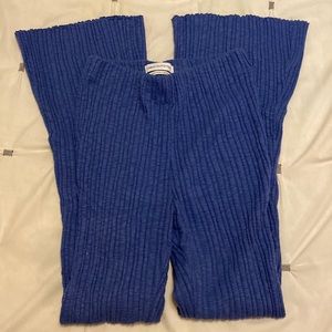 Urban Outfitters knitted flare pants. Size Small.